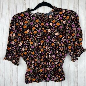 ModCloth x Princess Highway floral boho 70s shirt